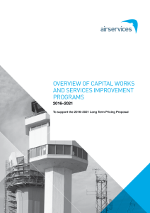 Overview of capital works and services improvement