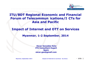 ITU/BDT Regional Economic and Financial Forum of Telecommun