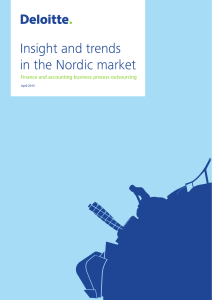 Insight and trends in the Nordic market