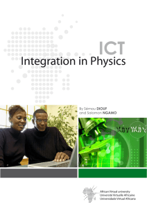 Integration in Physics - OER@AVU