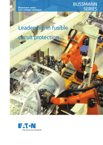 Leadership in fusible circuit protection
