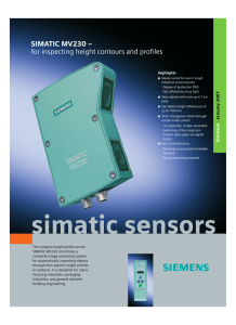 SIMATIC MV230 - Automatize Sensores
