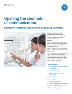 Opening the channels of communication.