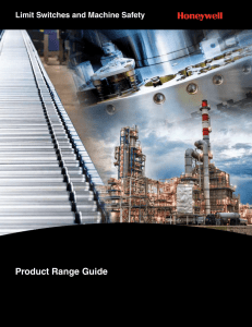 Limit Switches and Machine Safety Product Range Guide