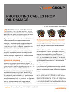 Lapp Protecting Cables from Oil Damage
