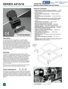 AZ15/16 Series Keyed Interlock Switches