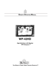 wp-42hd english 1ka6p1p0390-b