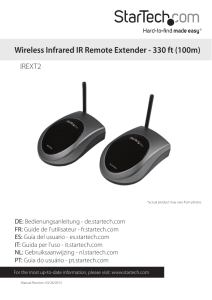 Wireless Infrared IR Remote Extender - 330 ft
