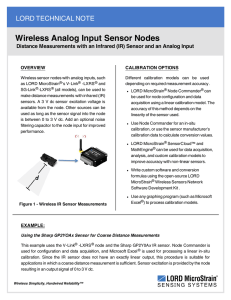 Wireless Analog Input Sensor Nodes