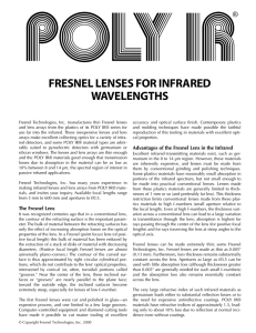 POLY IR¨ Brochure Layout - Fresnel Technologies, Inc.