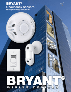 BRYANT® Occupancy Sensors