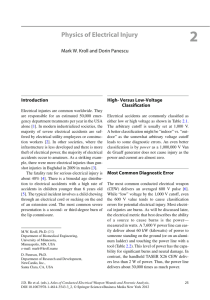 Physics of Electrical Injury