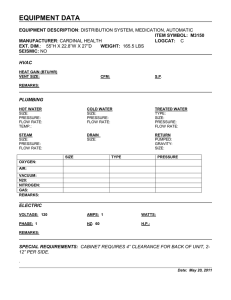 equipment data - Clark/McCarthy