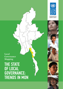 the state of local governance: trends in mon