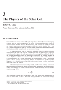 The Physics of the Solar Cell - Department of Electrical Engineering