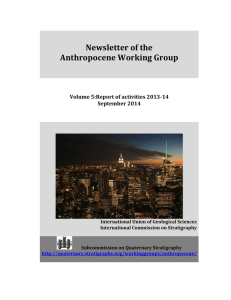 Newsletter No.5 2014 - Subcommission on Quaternary Stratigraphy