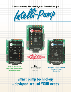 Intellipump brochure - Metropolitan Industries, Inc.