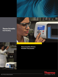 Peristaltic Pumps - Thermo Fisher Scientific