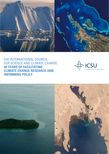 The International Council for Science and climate change