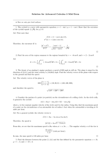 Solution for Advanced Calculus 2 Mid-Term