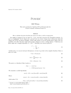 Power - OpenStax CNX