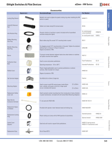 HW Series - Accessories