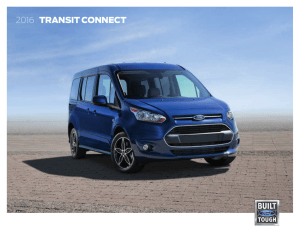 2016 Ford Transit Connect Wagon Brochure