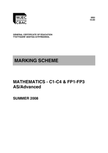marking scheme - The Student Room