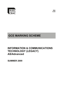 gce marking scheme