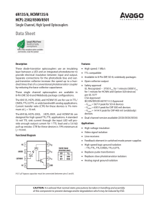 Data Sheet - Avago Technologies