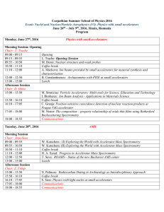 CSSP16 Program - Carpathian Summer School of Physics 2016