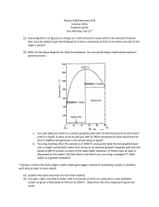 Physics 610/Chemistry 678 Summer 2014 Problem Set #3 Due