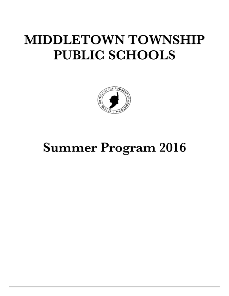 summer-enrichment-brochure-2016-middletown-township-school