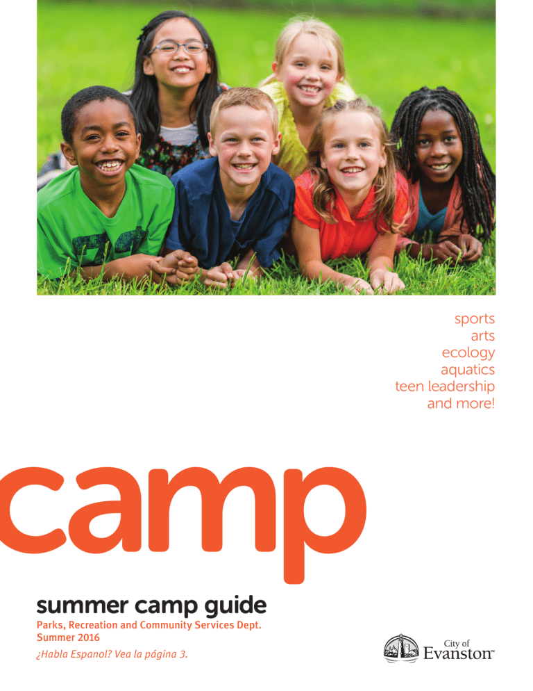 summer camp guide City of Evanston