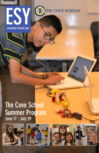 2016 Summer School Brochure