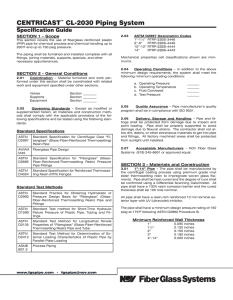 CENTRICAST™ CL-2030 Piping System