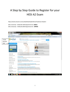 A Step by Step Guide to Register for your HESI A2