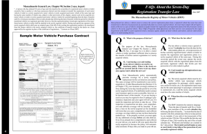 FAQs About the Seven-Day Registration Transfer Law