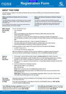 NDSS Registration Form