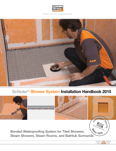 Schluter®-Shower System Installation Handbook