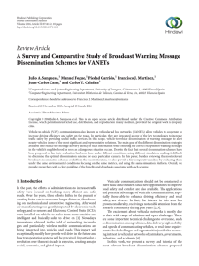 A Survey and Comparative Study of Broadcast Warning Message