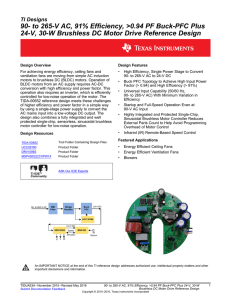 90- to 265-V AC, 91% Efficiency, >0.94 PF Buck