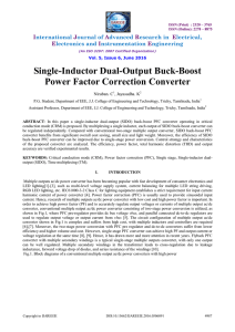 Single-Inductor Dual-Output Buck-Boost Power Factor