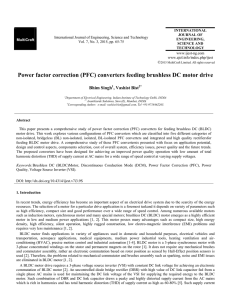 (PFC) converters feeding brushless DC motor drive