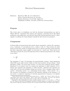 Electrical Measurements