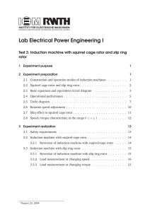 Lab Electrical Power Engineering I