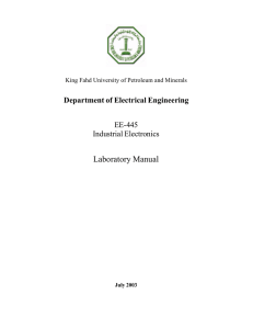 Laboratory Manual - King Fahd University of Petroleum and Minerals