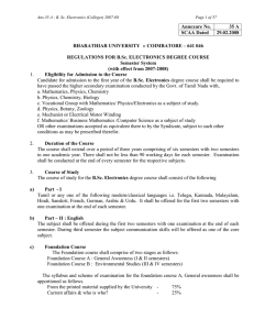 B ) Syllabus with effect from 2007-08