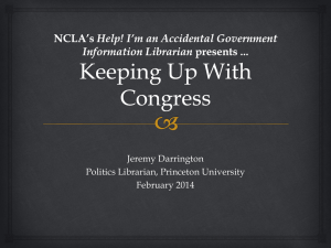 Jeremy Darrington Politics Librarian, Princeton University February