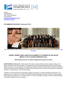 pianist jeremy denk leads the academy of st martin in the fields